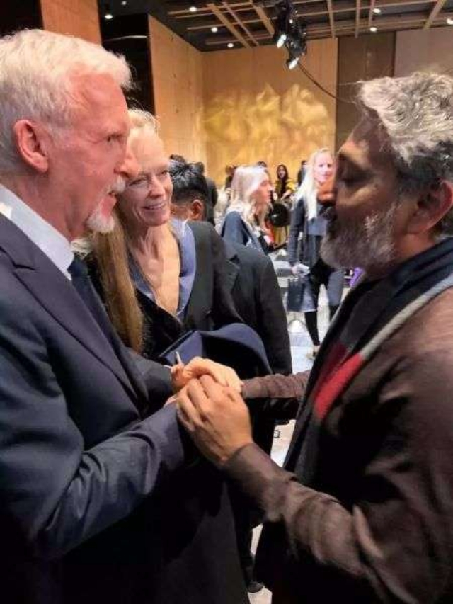 SS Rajamouli and James Cameron