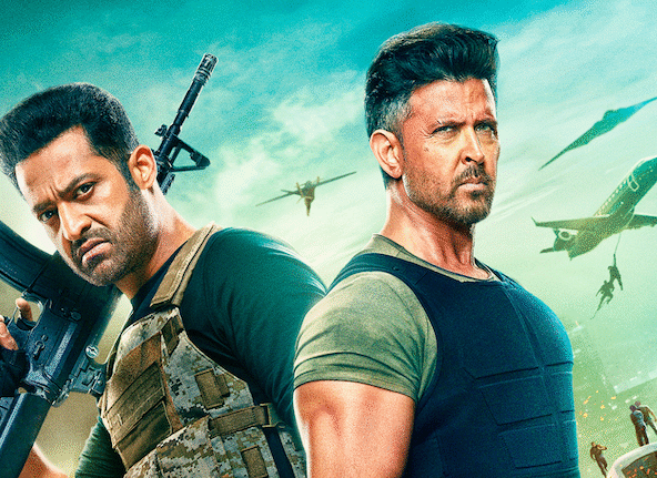 Jr NTR performing a high-octane action sequence in his Bollywood debut War 2