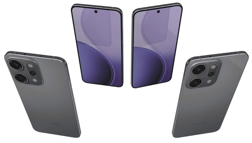 Oppo Reno 14 front view showing design and display
Oppo Reno 14 with 50MP selfie camera close-up
Oppo Reno 14 triple rear camera setup
Oppo Reno 14 in black color angled view
Oppo Reno 14 showcasing AMOLED display
Oppo Reno 14 charging with 80W fast charger
Oppo Reno 14 side profile highlighting slim design
Oppo Reno 14 back panel with metal frame and glass finish