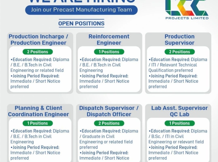LCC Projects Limited Hiring