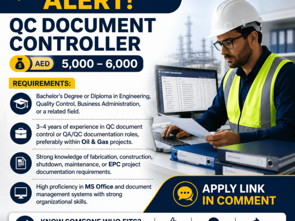 Hiring | QC Document Controller
