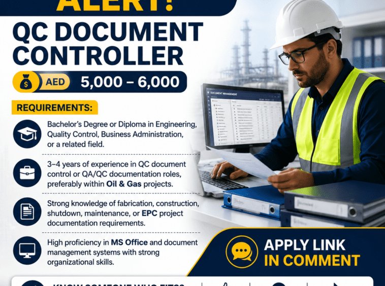Hiring | QC Document Controller
